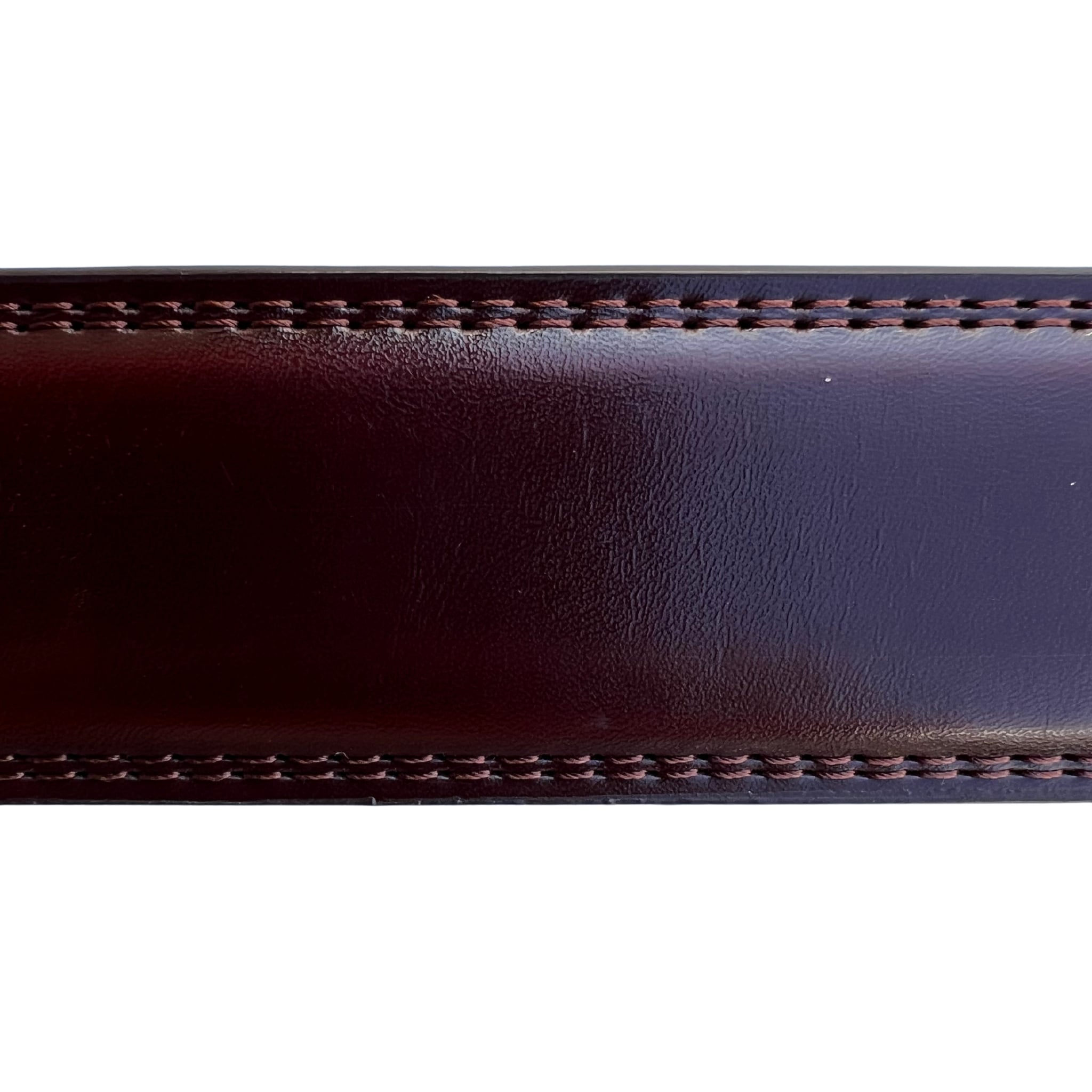 Læderbælte uden huller med personlig indgravering