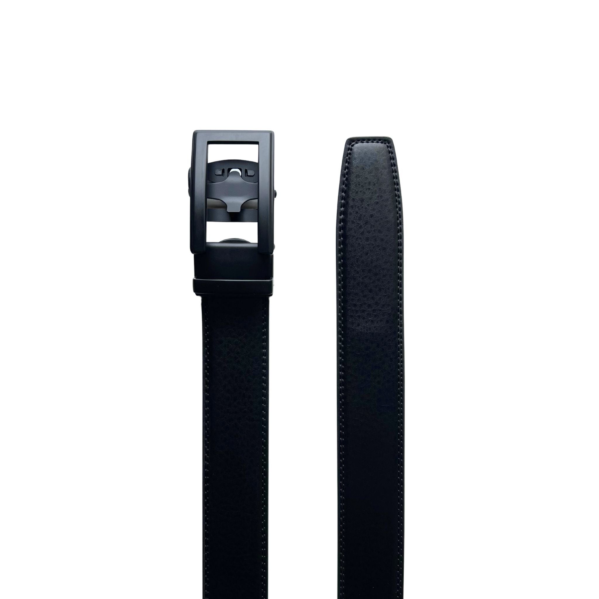 Læderbælte uden huller med personlig indgravering