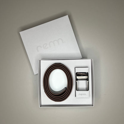 GAVESÆT #1 – 1 x Læderbælte med personlig indgravering